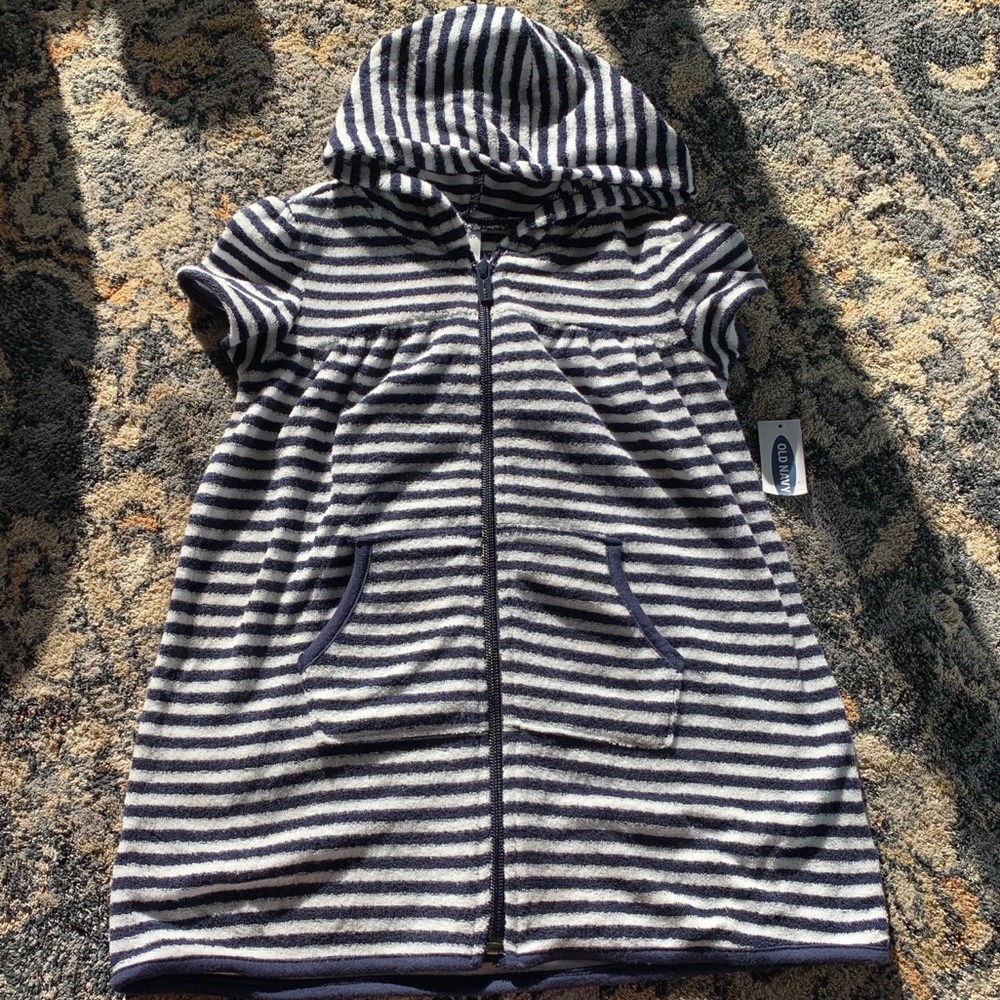 Terry swim cover up